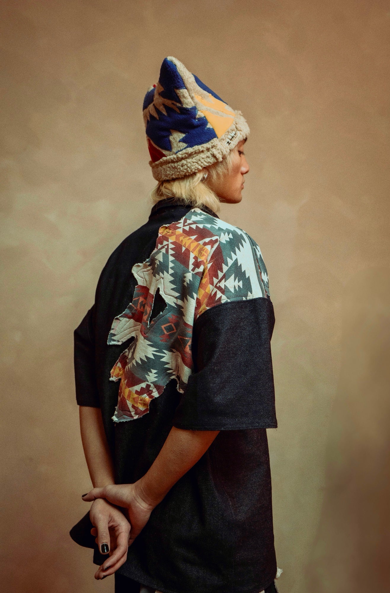 Aztec Denim Boxy T